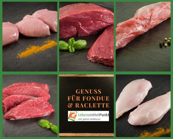 Bio-Box "Fleisch für Fondue & Raclette"