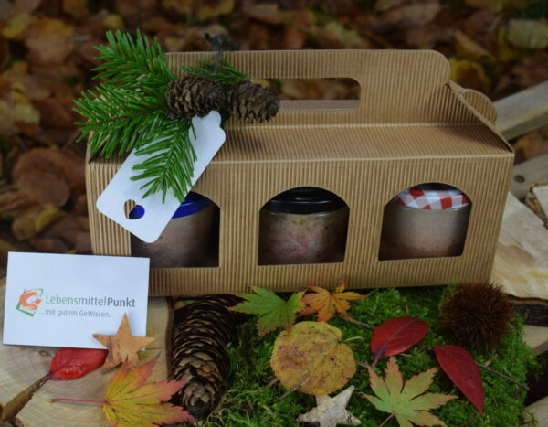 Bio "Wurst-Glas-Trio"